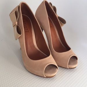 SCHUTZ shoes NOBUCK CHAMPAGNE size 6